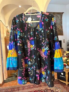 Kobe Halperin Cotton Silk Top